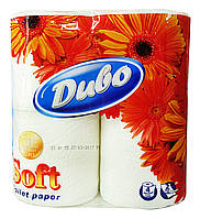 Туалетная бумага Диво Soft белая (2 слоя, 150 листов) - 4 рулона