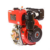 Двигун дизельний Weima WM186FBES (R) 9.5 л. с. (шпонка, 1800об./хв) + редуктор, фото 2