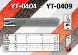 Насадка викруткова YATO "Torx" T40х30 мм S2