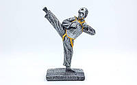 Награда спортивная Таеквондо (статуэтка наградная таеквондист) C-1501-B1: 19х15х8см