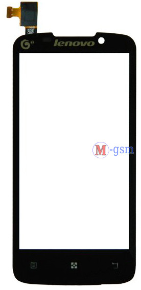 Тачскрин (сенсорний екран) для телефона Lenovo A670, A670T чорний