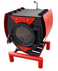 Buller 02 на дровах із колосниками, попільником, великим склом і обшивкою, фото 4