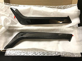 Inifiniti Q60 купе 2017-2021 Carbon карбонові накладки на передні крила Нові Оригінал