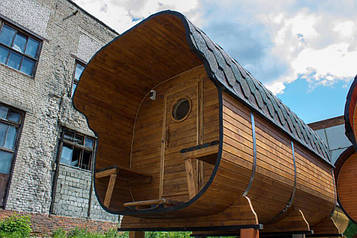 Баня у формі бочки