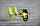 Водні лижі Allegre Combo Skis Yellow, фото 3