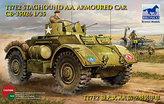 T17E2 STAGHOUND A.A. Armoured Car 1/35 BRONCO MODELS 35026