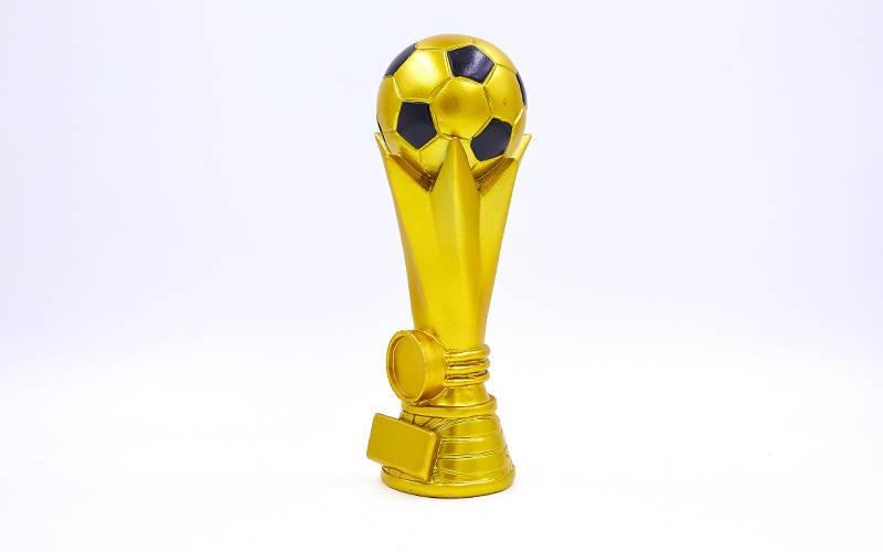 Награда спортивная Футбол (статуэтка наградная футбольный мяч золотой) C-2043-A5: 19х7х6см - фото 2 - id-p543058214
