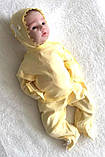 Комплект для немовлят із сорочечкою, штанниками та шапочкою "Бусинка", фото 3