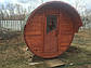 Баня-бочка 2 метри з козирком, фото 2
