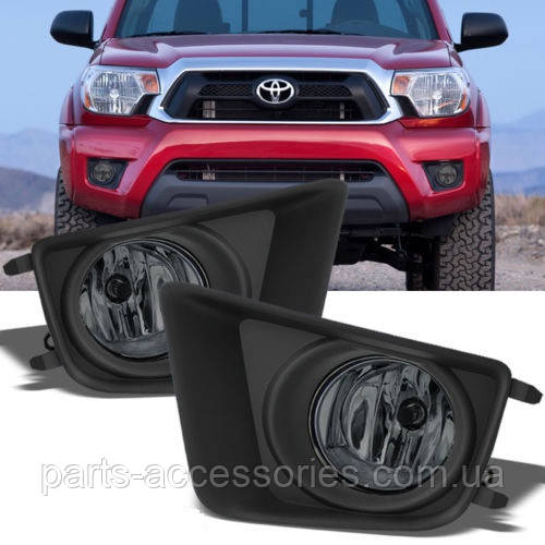 Toyota Tacoma 2012-2015 Протитуманці протитуманні фари решітки кришки димчасті в бампер передній Нові, фото 1