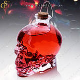 Графин з черепом Crystal Skull 750 мл у оксамитовому мішечку, фото 4