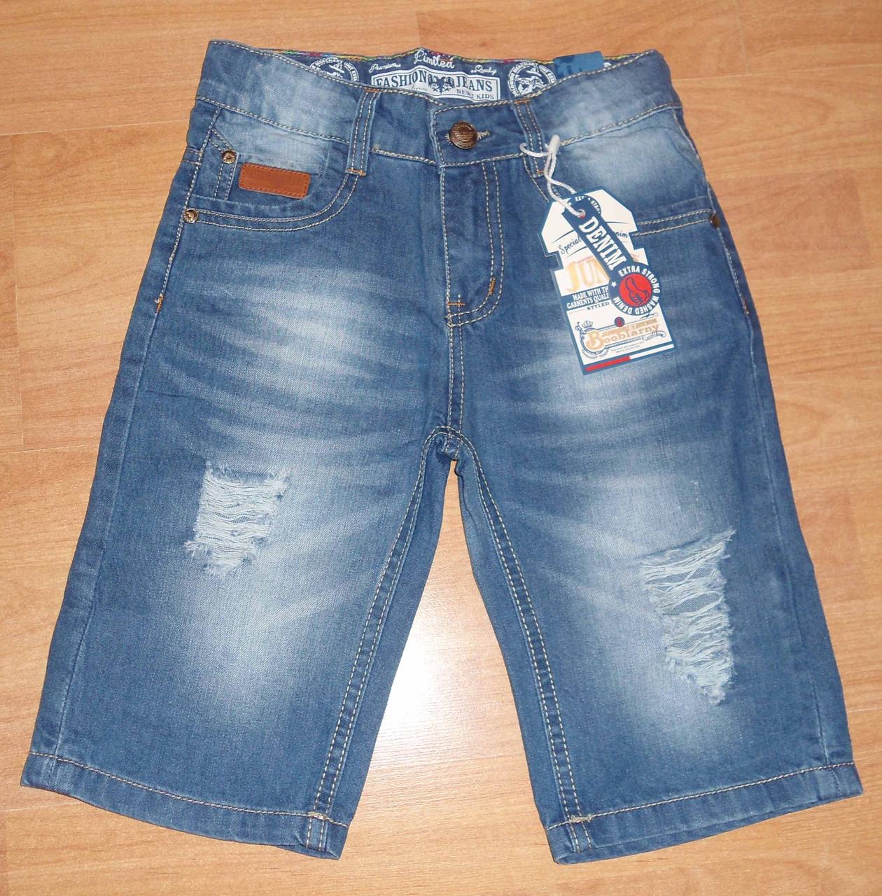 Бриджи джинсовые для мальчика 6 лет - фото 4 - id-p543079626