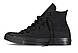 Кеди в стилі Converse ALL STAR (конверси) Чорні високі в коробці, фото 6