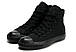Кеди в стилі Converse ALL STAR (конверси) Чорні високі в коробці, фото 9