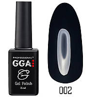 Гель-лак GGA №002 Classic Black 10 мл.