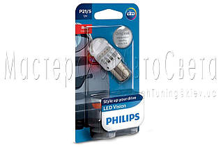 Лампа світлодіодна Philips P21 RED 12 V, 1 шт./блістер 12839REDB1