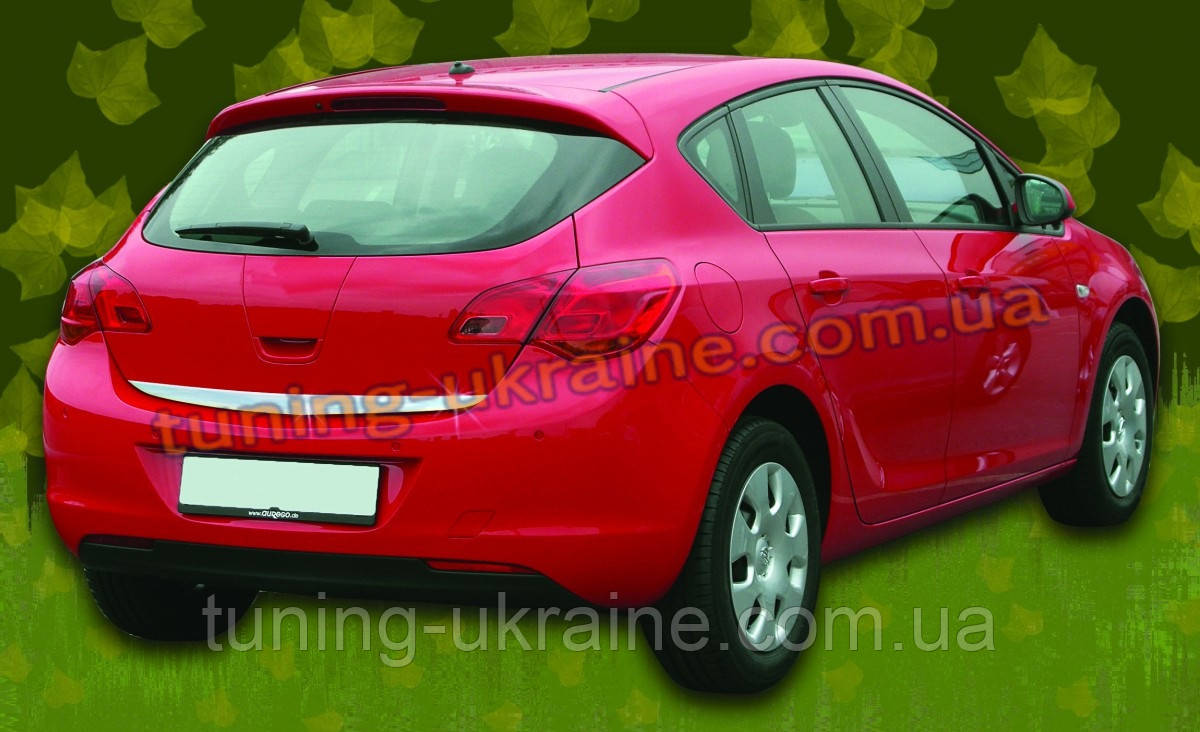 Нижня кромка кришки багажника Omsa на Opel Astra J 2009-2015