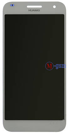 LCD-модуль Huawei Ascend G7 білий, фото 2