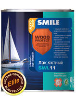 SWL-11-2л Лак яхтный «SMILE WOOD PROTECT» алкидно-уретановый полуматовый