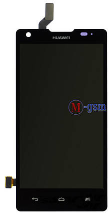 LCD-модуль Huawei Ascend G700-U10 чорний, фото 2