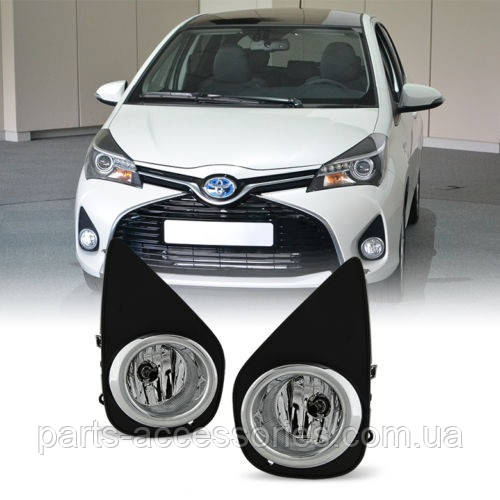 Toyota Yaris 2015-2017 Протитуманці протитуманні фари в бампер передній