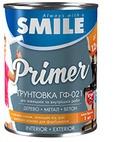 ГФ-021 Ґрунтовка «SMILE» для зовнішніх і внутрішніх робіт