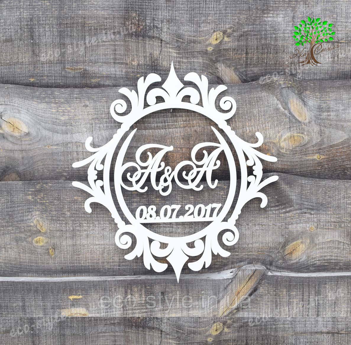 Монограма на весілля, вензель, герб весільний, фото 1