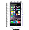 Full Cover захисне скло для iPhone 6 Plus 5.5" - White, фото 5