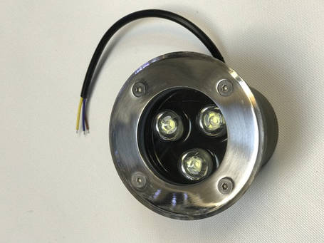 Светодиодный тротуарный линзованный светильник LM986 3W 6500K IP65 220V Код.58898, фото 2