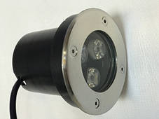 Светодиодный тротуарный линзованный светильник LM986 3W 6500K IP65 220V Код.58898, фото 2