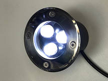 Светодиодный тротуарный линзованный светильник LM986 3W 6500K IP65 220V Код.58898, фото 2