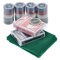 Покерний набір 200 фішок у блістері PN62035