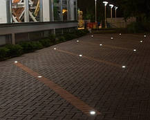 Світлодіодний тротуарний лінзованний світильник LM988 7W 6500K IP65 220V Код.58902, фото 3