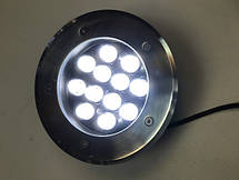 Світлодіодний тротуарний лінзованний світильник LM13 12W 6500K IP65 220V Код.58906, фото 5