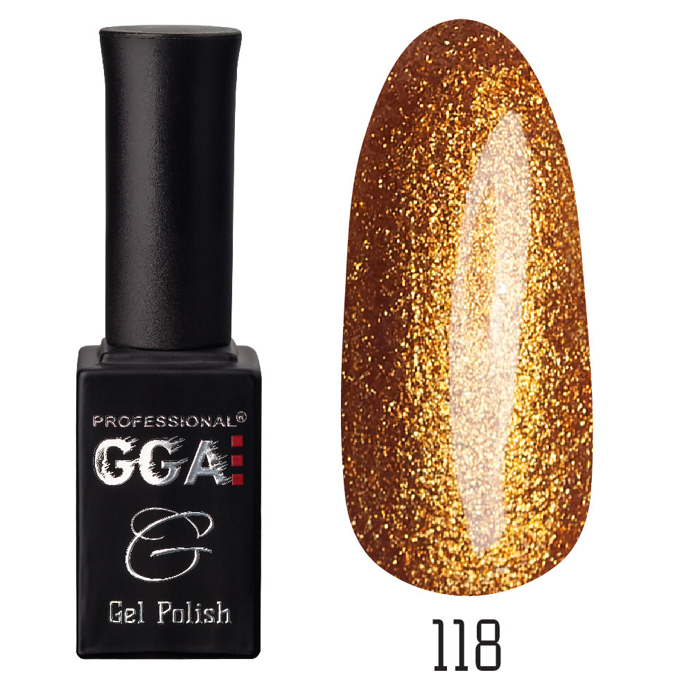 Гель-лак GGA No118 Gold Shimmer 10 мл.
