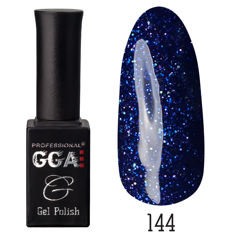 Гель-лак GGA No144 Space Blue Shimmer 10 мл.