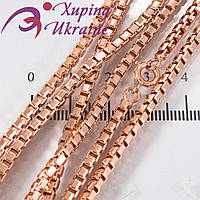 Ланцюжок позолота "веціанське" 0,3/50 см (Медицинське золото)