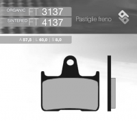 Итальянские тормозные органические колодки BRENTA FT 3137 на SUZUKI ...