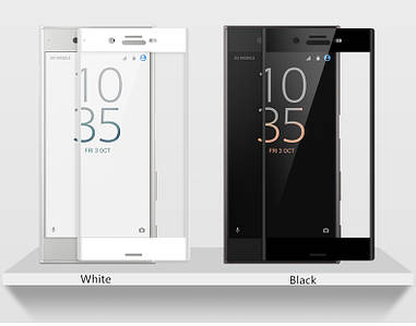 Захисне скло для Sony Xperia X Compact чорне біле