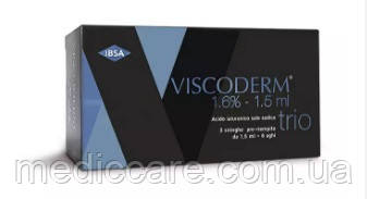 Viscoderm 1,6trio (гіалуронат натрію 16 мг/мл)