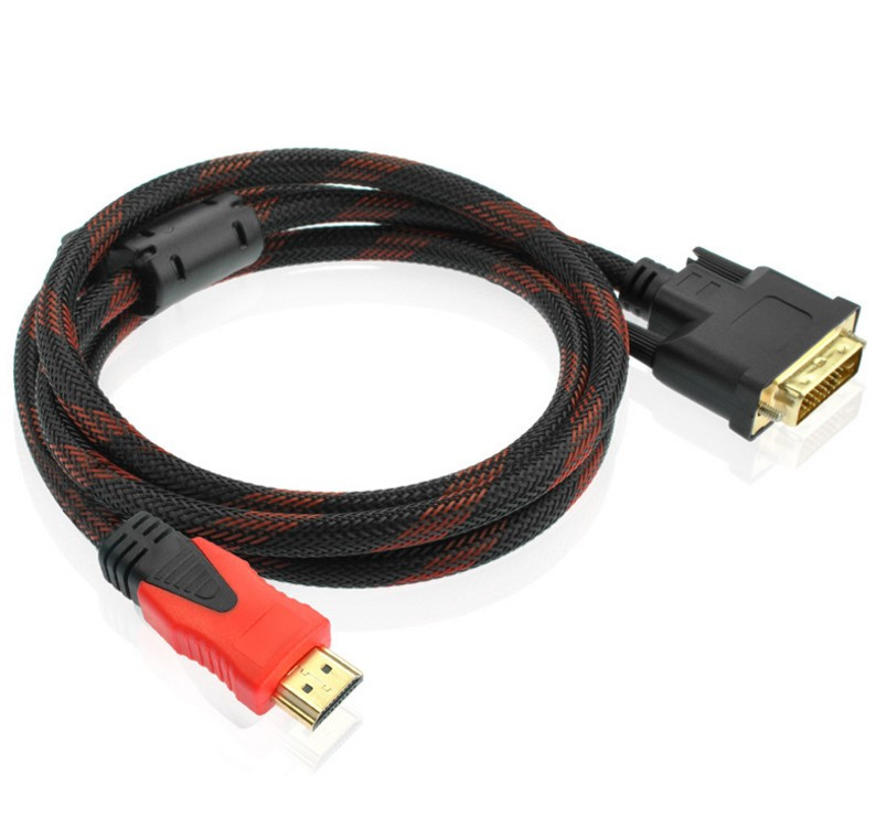 Кабель HDMI-DVI 3 m ферит(ver1.4), фото 1