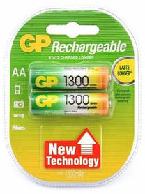 Акумулятор GP Rechargeable R6 1300mAh Ni-MH