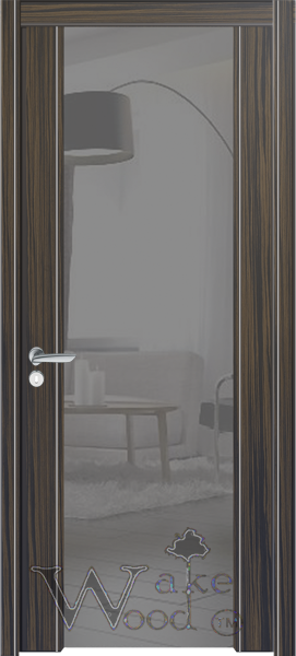 Міжкімнатні двері Wakewood Glass plus 03, фото 1