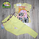 Жовті штани стрейчеві для дівчинки 5 років, фото 2