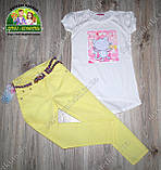 Жовті штани стрейчеві для дівчинки 5 років, фото 3