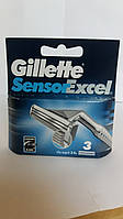 Сменные картриджи для бритья Gillette Sensor Excel (3 шт.)