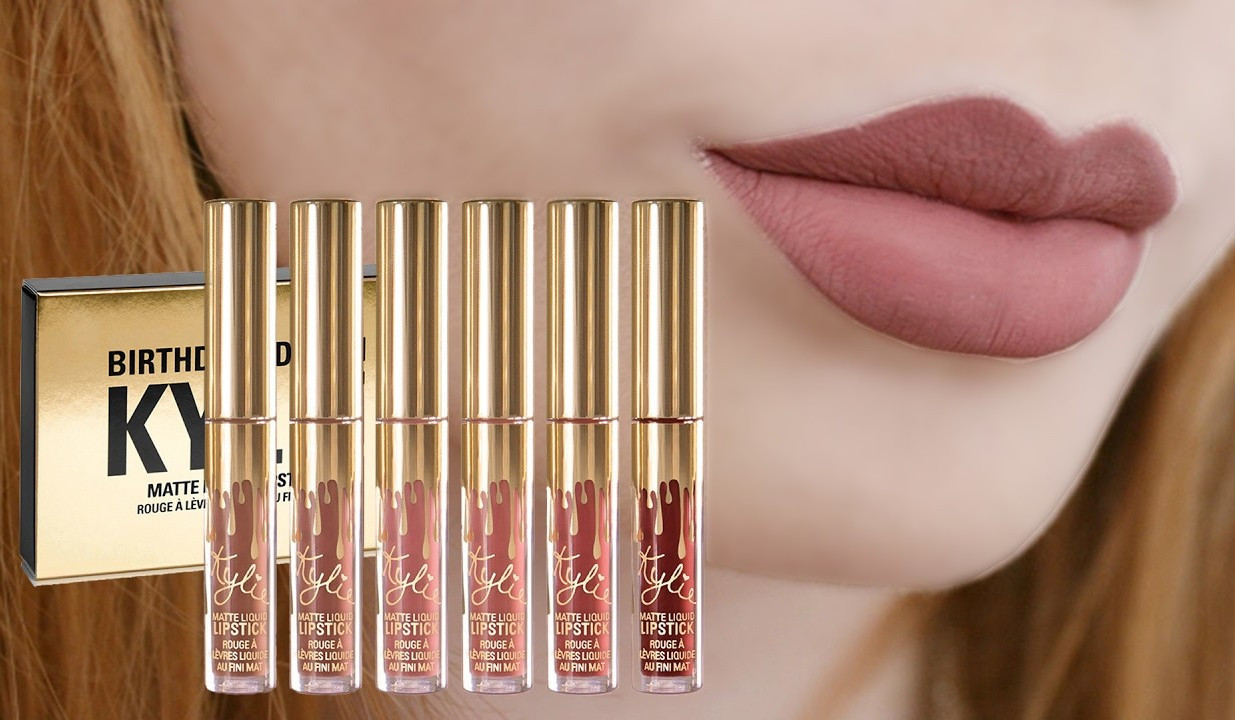 Набір рідких матових помад Kylie Birthday Edition, 6 кольорів