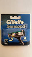 Змінні картриджі для гоління Gillette Sensor 3 (4 шт.)