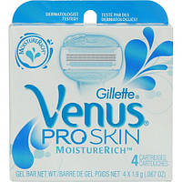 Сменные картриджи для бритья Gillette Venus ProSkin MoistureRich (4 шт.)