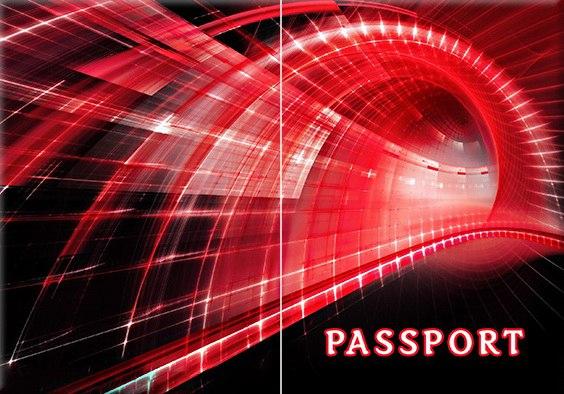 Обкладинка обкладинка на паспорт Абстракт abstract України Україна Pasport, фото 1